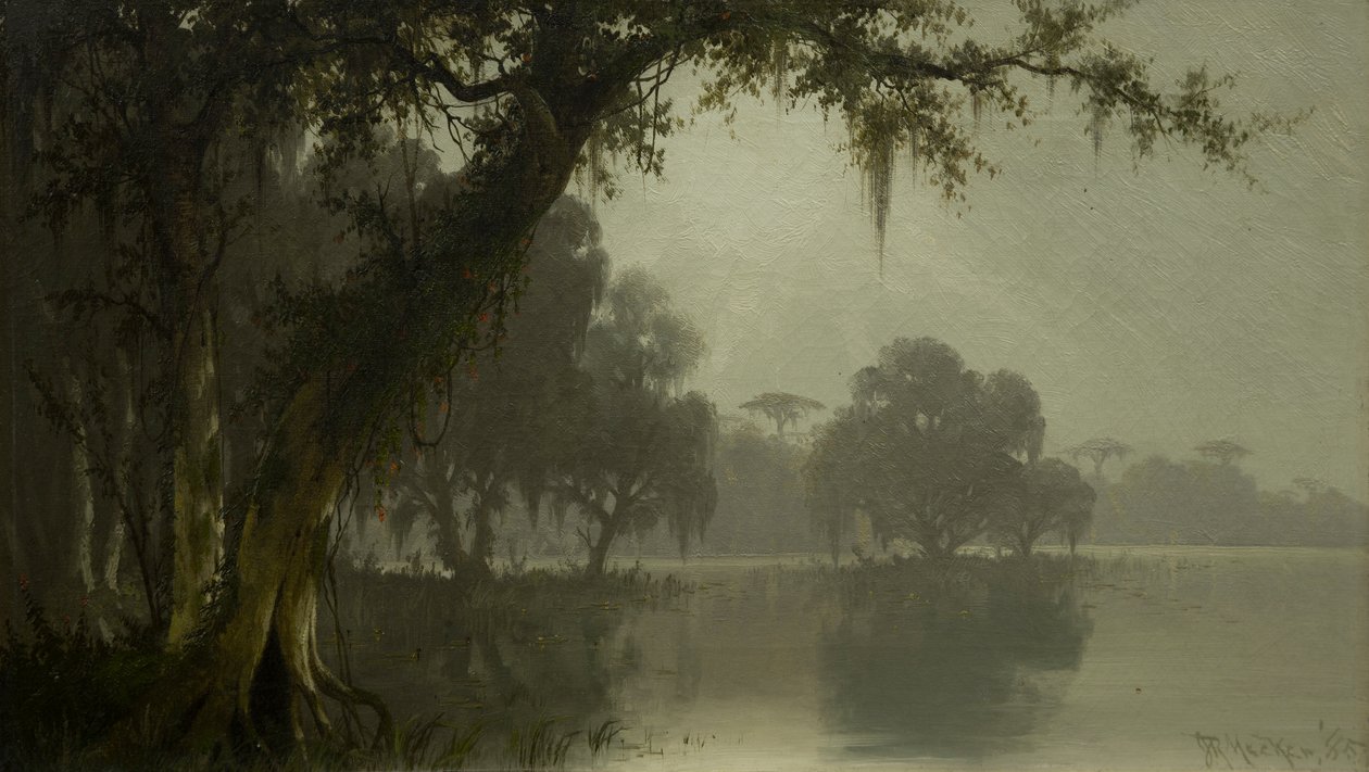 Sumpscene av Joseph Rusling Meeker