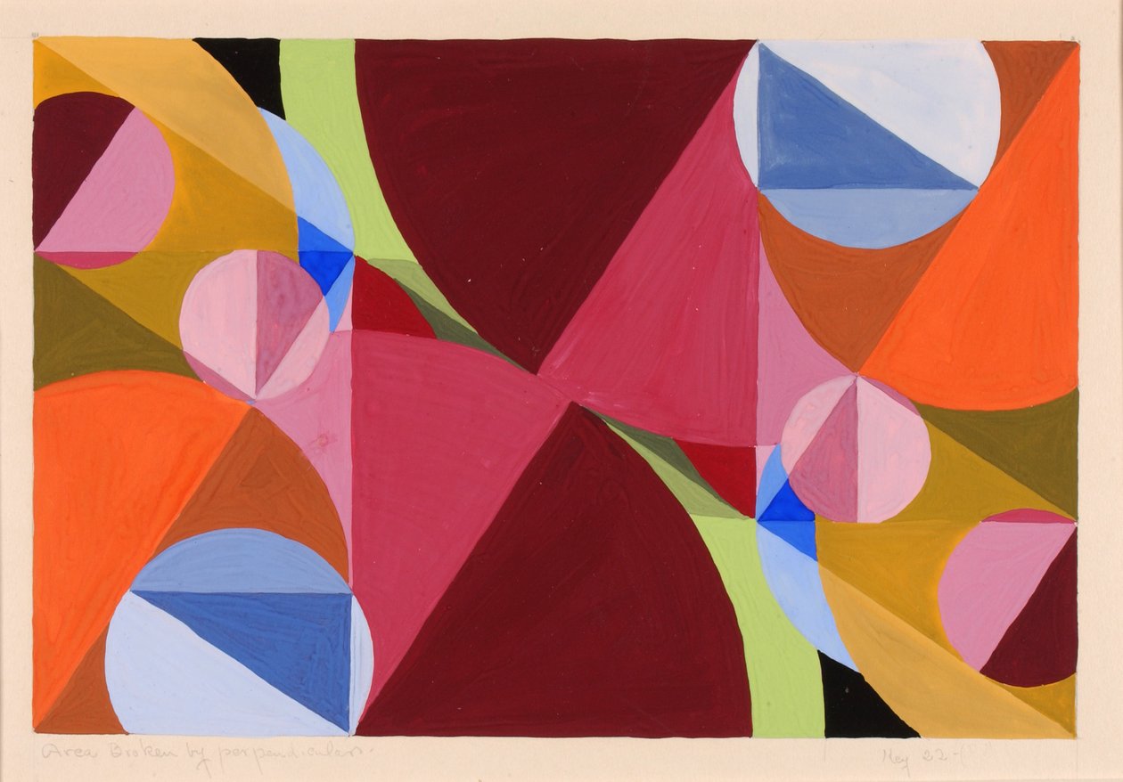 Område brutt av perpendikulære, ca. 1934. av Joseph Schillinger