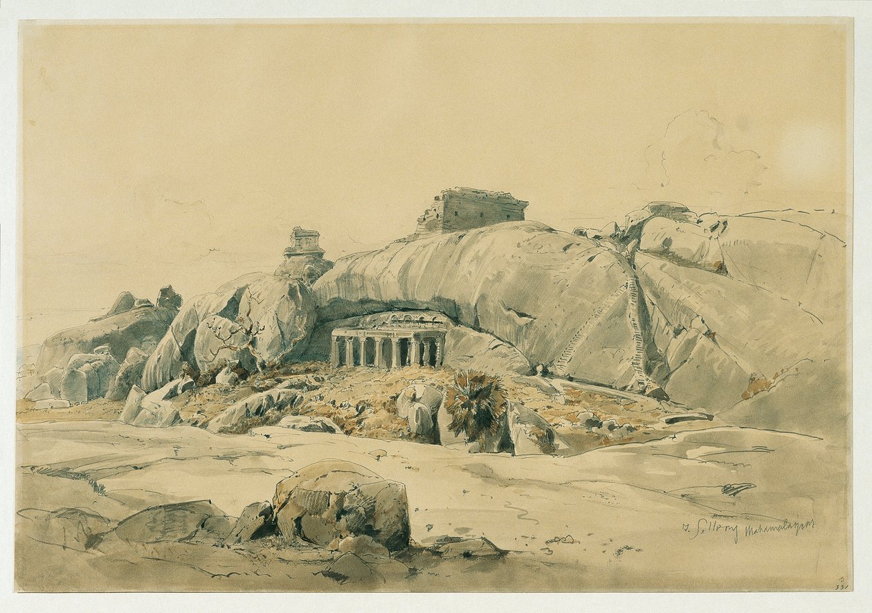 Rock Temples of Mamallapuram (Mahamaleipur), India av Joseph Selleny