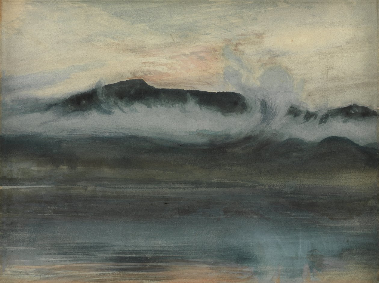 Coniston & Old Man (akvarell) av Joseph Severn