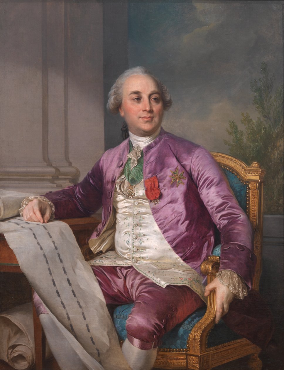Portrett av Charles-Claude Flahaut de la Billarderie greve av Angiviller (1730-1809) av Joseph Siffred Duplessis