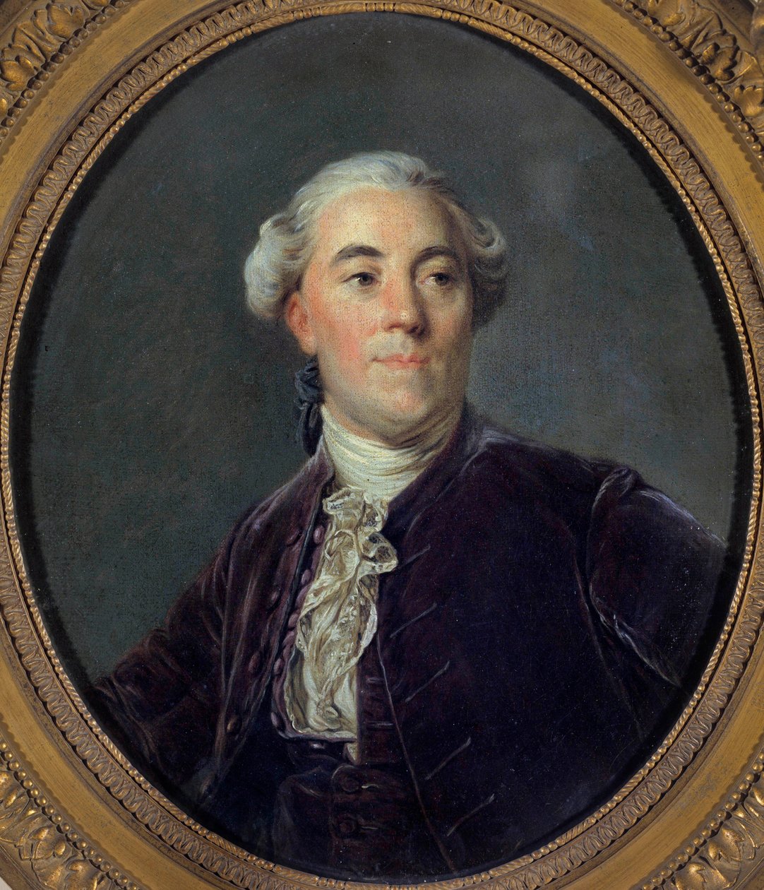 Portrett av Jacques Necker (1732-1804) Ministermaleri av Joseph Siffred Duplessis (1725-1802) (Joseph-Siffred, Joseph Siffrede, Joseph-Siffrede, Joseph Siffrein, Joseph-Siffrein) 1781 Dim 0,32x0,27 m av Joseph Siffred Duplessis