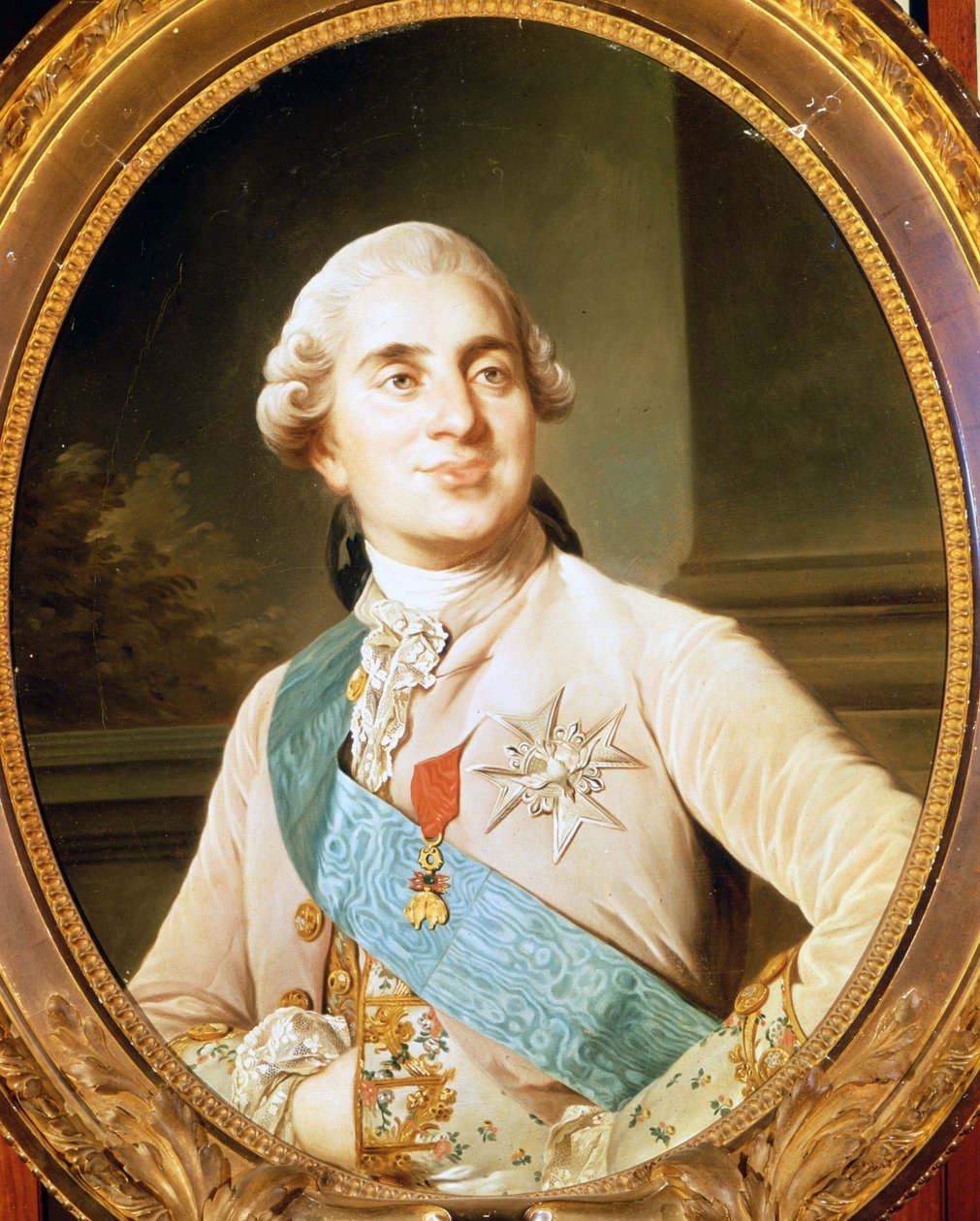 Portrett av Ludvig XVI av Duplessis. Condé Chantilly-museet. av Joseph Siffred Duplessis