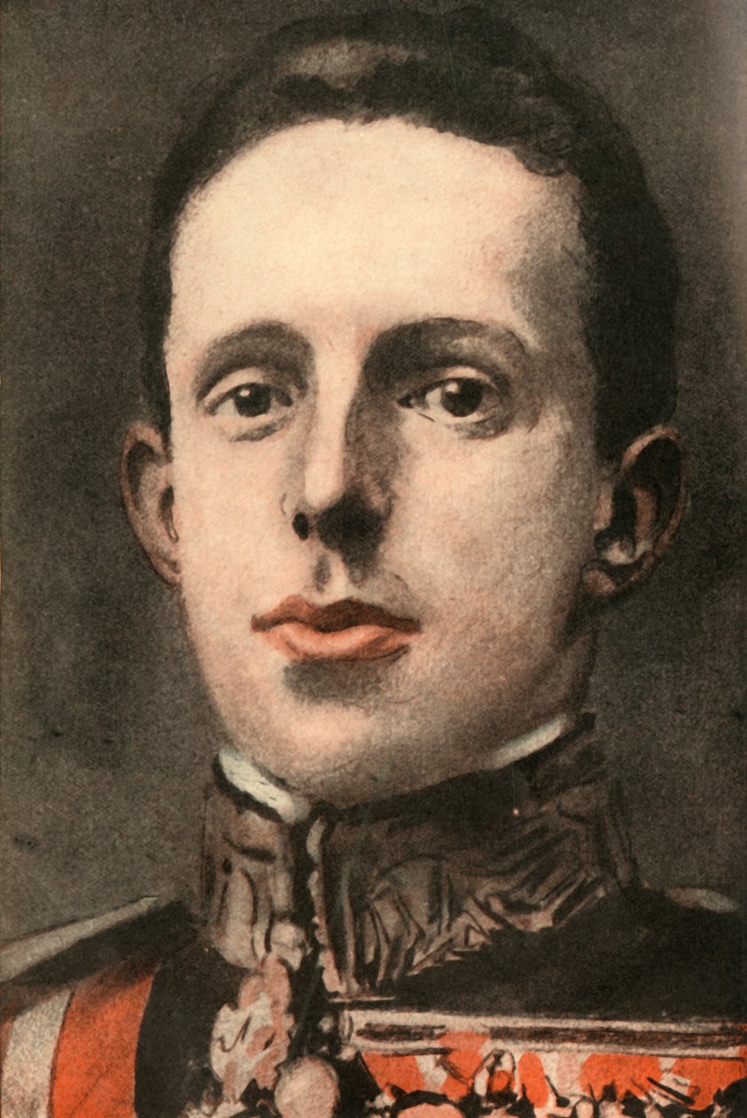 Alfonso XIII., konge av Spania, 1910. av Joseph Simpson
