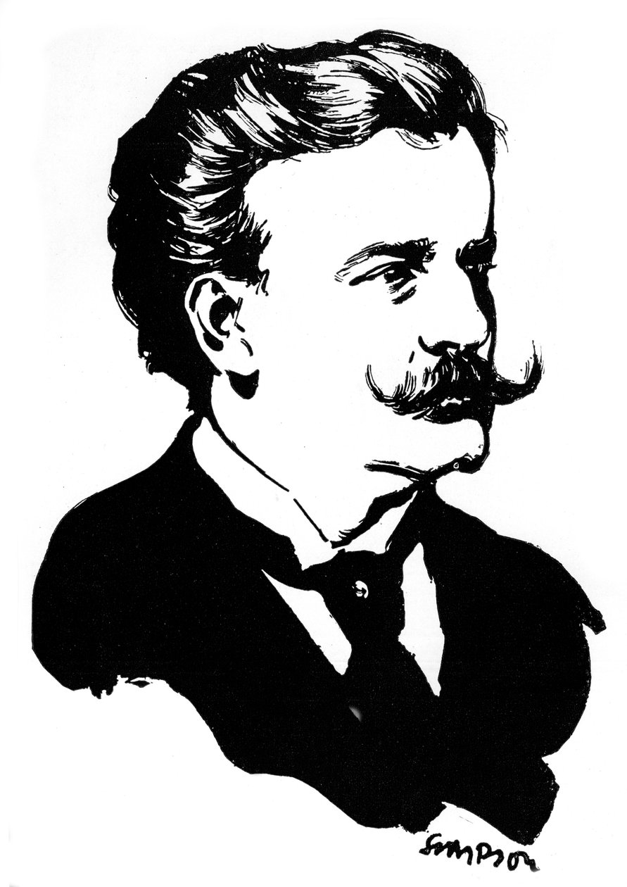 Moriz Rosenthal , polsk-amerikansk pianist, 1912. av Joseph Simpson