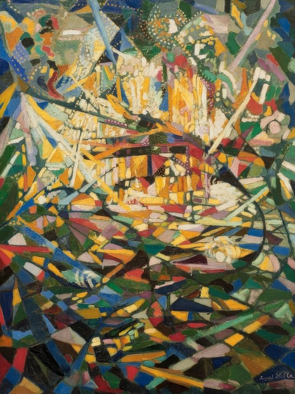 Battle of Lights, Coney Island av Joseph Stella
