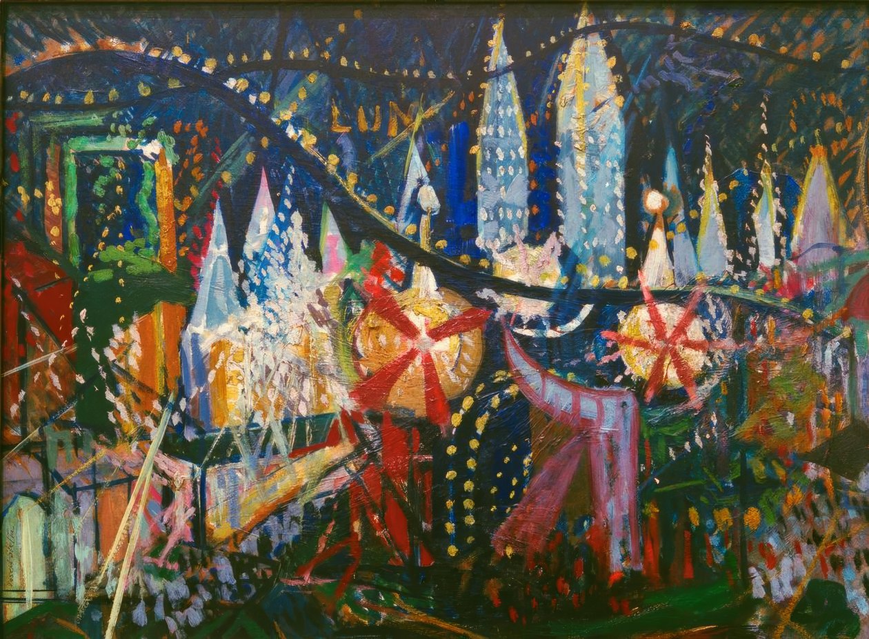 Luna Park av Joseph Stella
