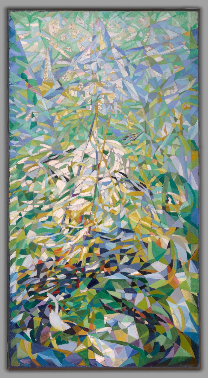 Spring (The Procession), ca. 1914-16 (olje på lerret) av Joseph Stella