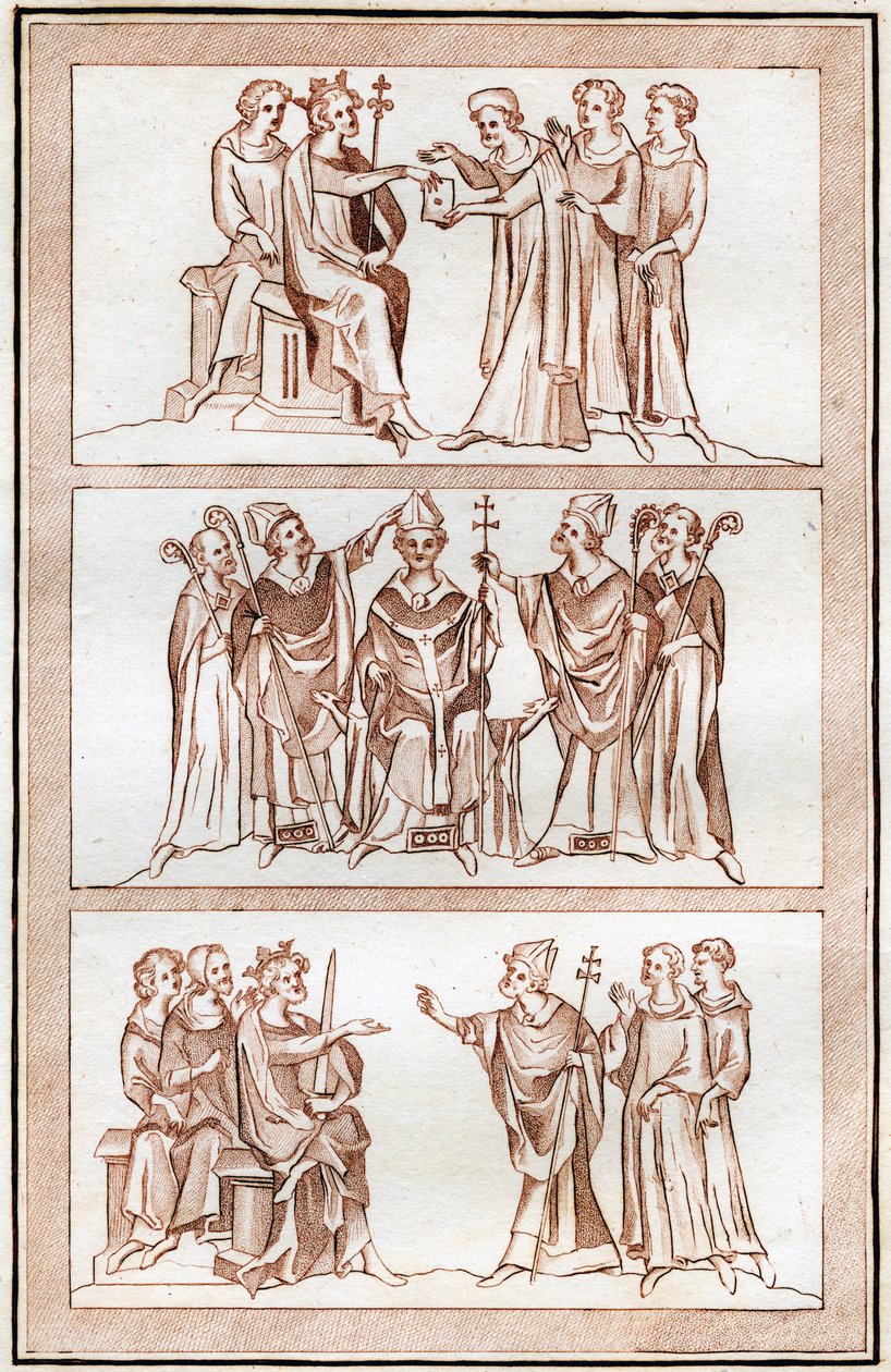 The Life of Thomas Becket, 1801. av Joseph Strutt
