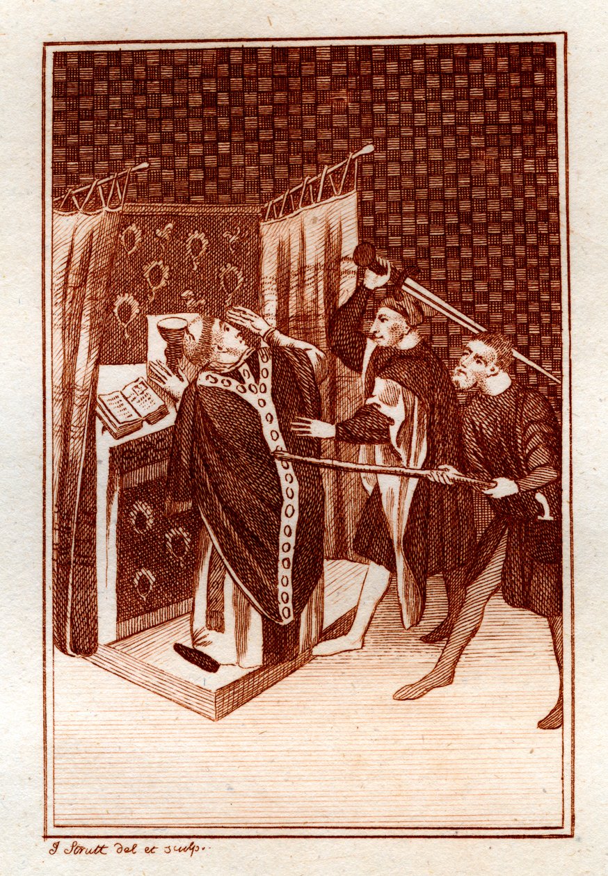 The Life of Thomas Becket, 1801. av Joseph Strutt