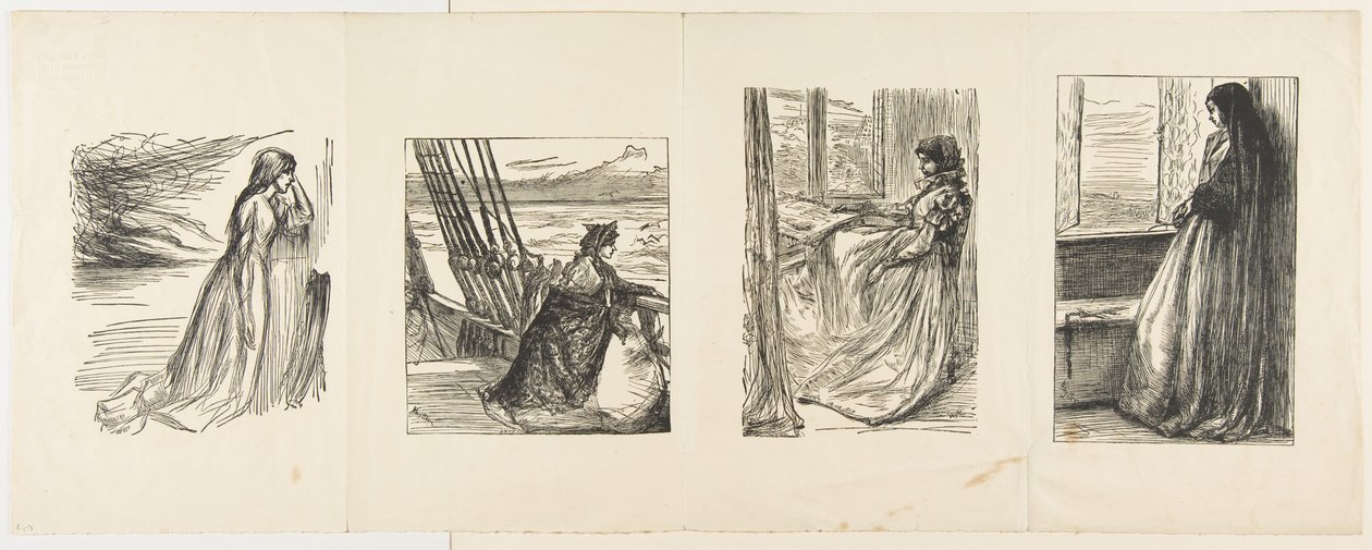 Hjelpefondet i Lancashire, Majorens datter, The Morning Before the Massacre of St..., 1862 av Joseph Swain