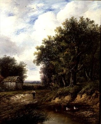 Stien ved dammen av Joseph Thors