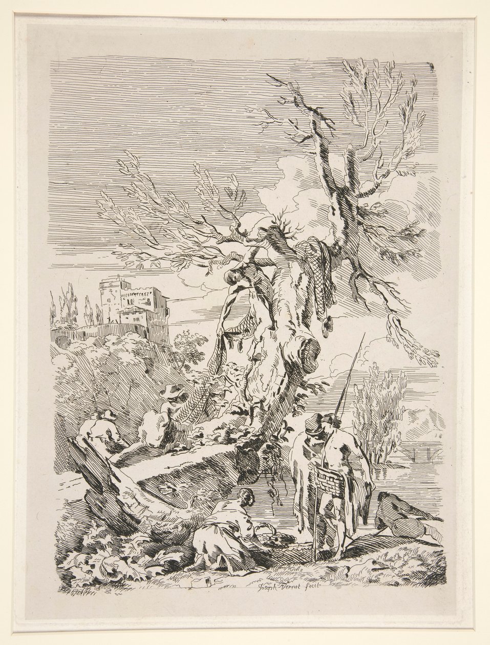 Retur fra fiske av Claude Joseph Vernet