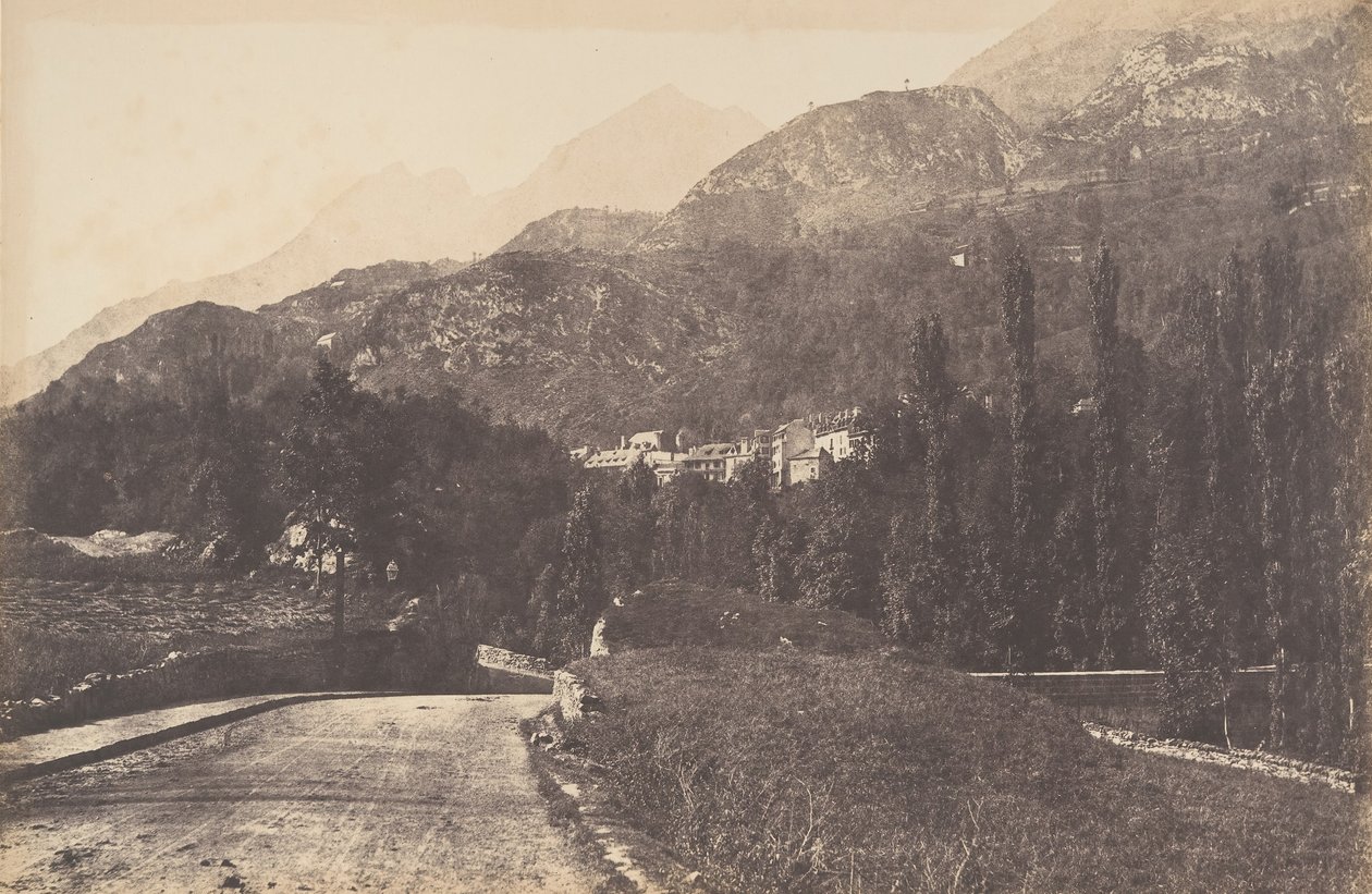 Utsikt over vannet i Saint-Sauveur, 1853. av Joseph Vigier