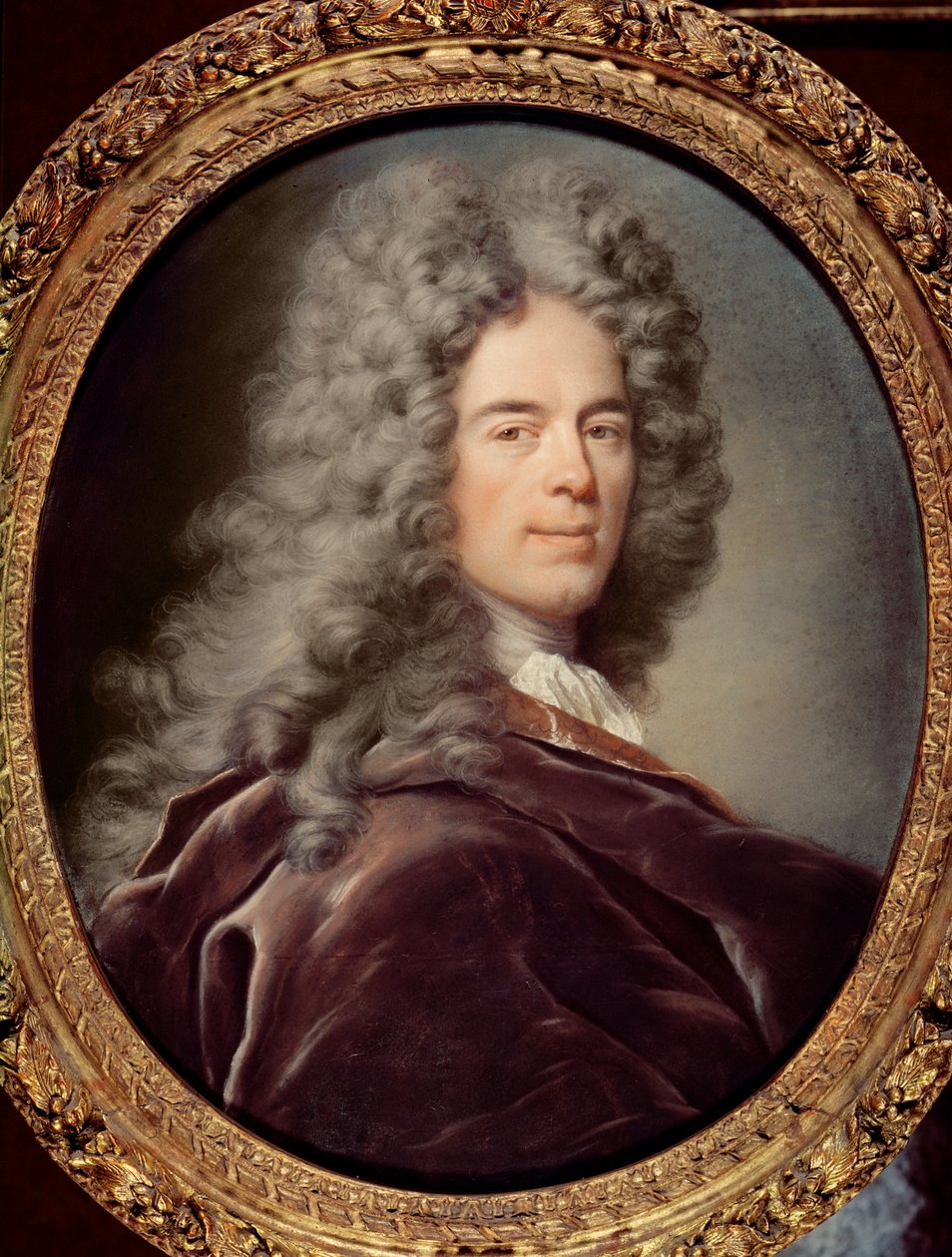 Portrett av en mann, antatt å være La Bruyere, ca. 1685-90 av Joseph Vivien