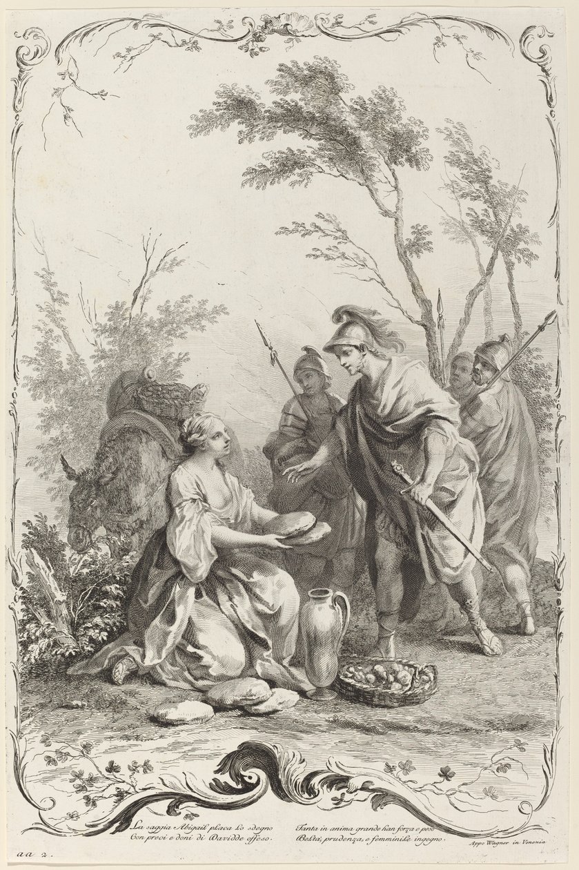 David og Abigail av Joseph Wagner
