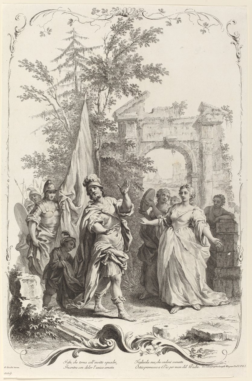 Jefta og hans datter av Joseph Wagner