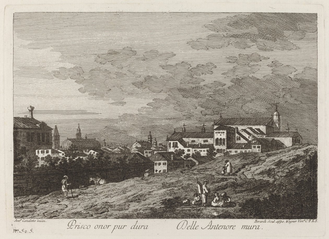 Priscus-æren varer fortsatt ... av Joseph Wagner after Canaletto