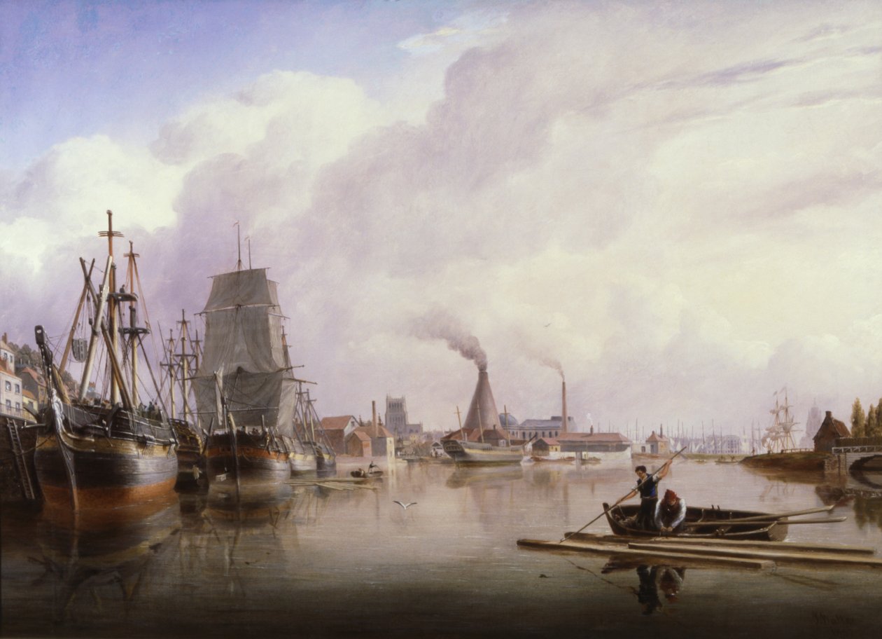 Bristol havn av Joseph Walter