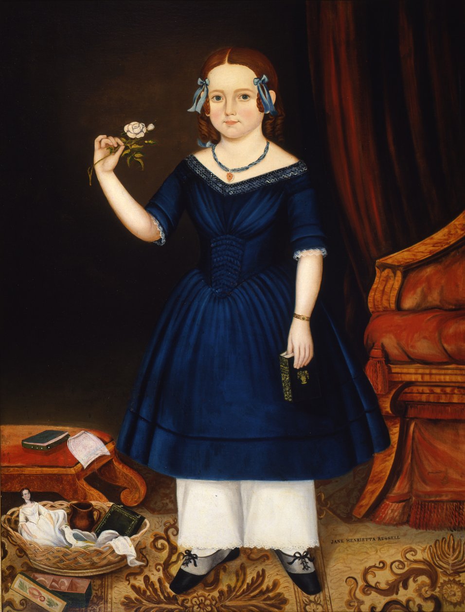 Jane Henrietta Russell, 1844 av Joseph Whiting Stock