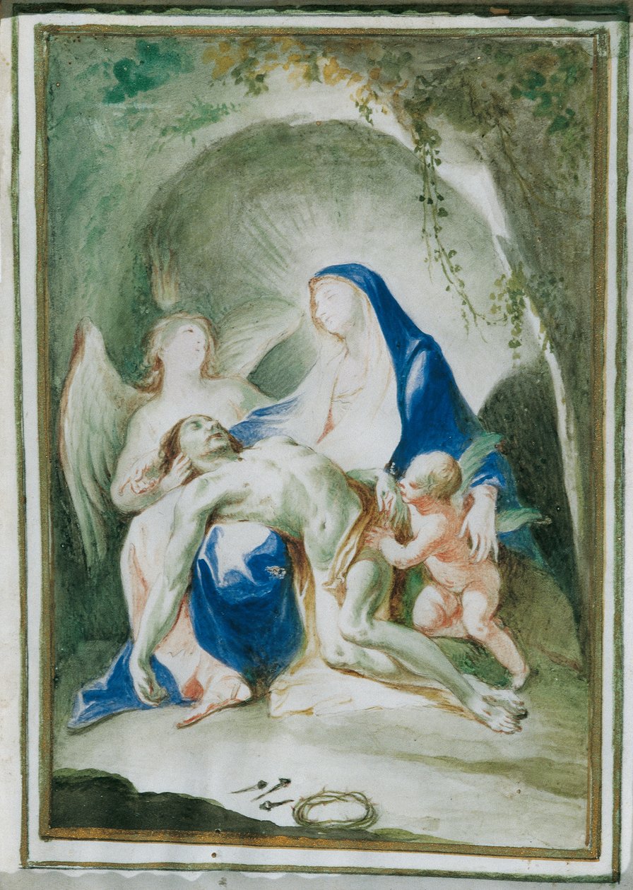 Maria med Kristi legeme av Joseph Winterhalder d. J.