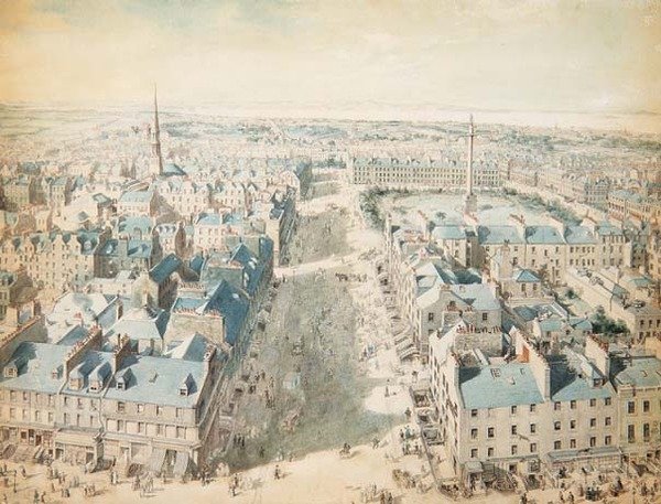 North View fra Scott Monument, 14.45 15. september av Joseph Woodfall Ebsworth