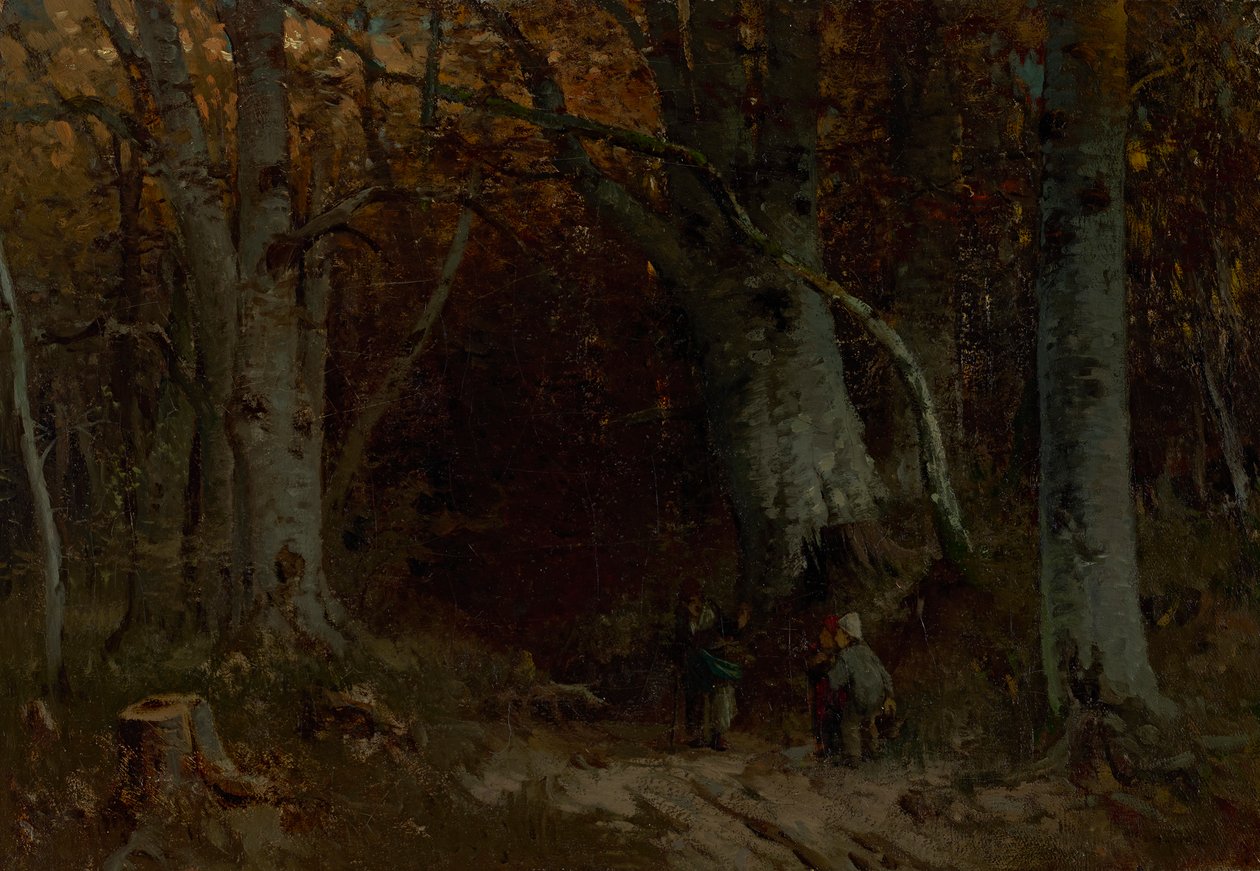 Hans og Grete av Joseph Wopfner