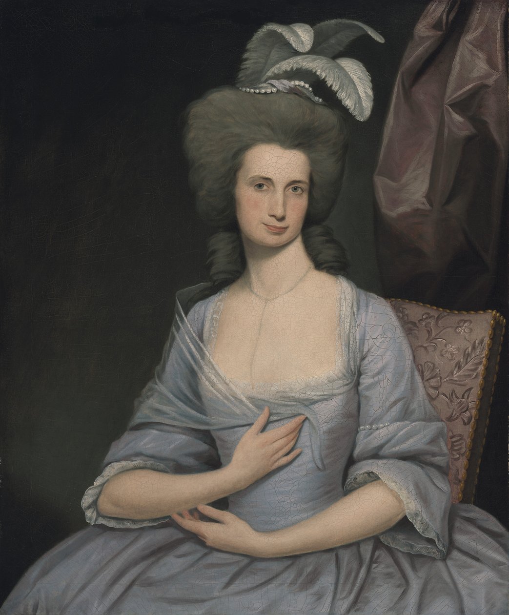 Elizabeth Stevens Carle, ca. 1783-84 av Joseph Wright