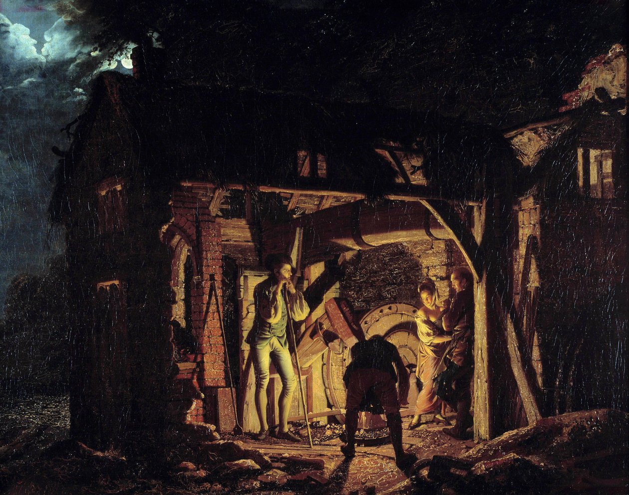En smie på 1700-tallet Maleri av Joseph Wright fra Derby (1734-1797) 1773 Saint Petersburg, Hermitage Museum av Joseph Wright of Derby