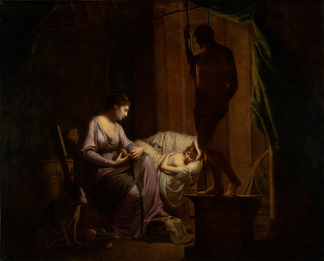 Penelope unraveling Her Web, 1783-4 av Joseph Wright of Derby