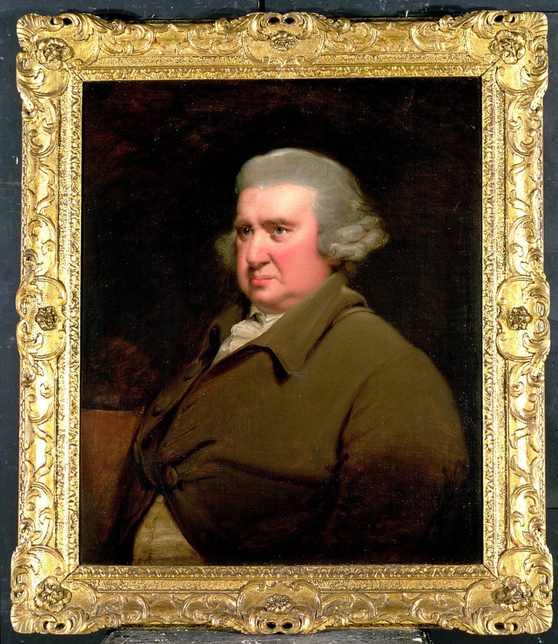Portrett av Dr Erasmus Darwin, (1731-1802) vitenskapsmann, oppfinner og poet, bestefar til Charles Darwin, 1792-93 (se også 5516) av Joseph Wright of Derby