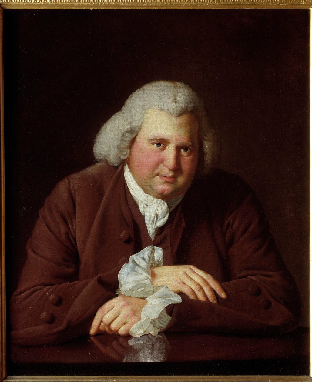 Portrett av Erasmus Darwin av Joseph Wright of Derby