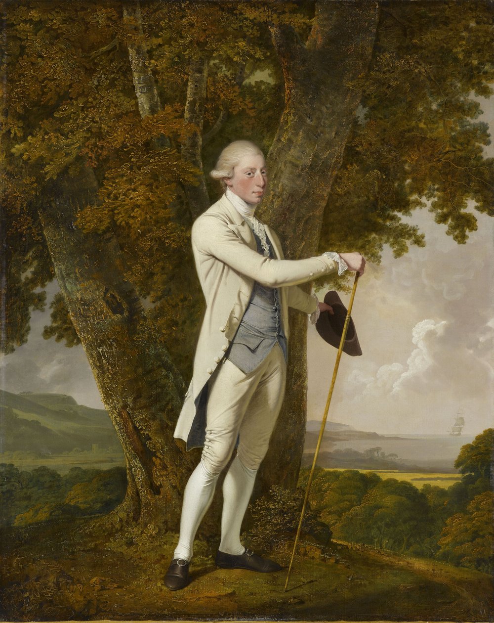 Portrett av John Milnes av Joseph Wright of Derby