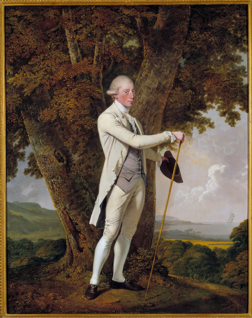 Portrett av John Milnes av Joseph Wright of Derby