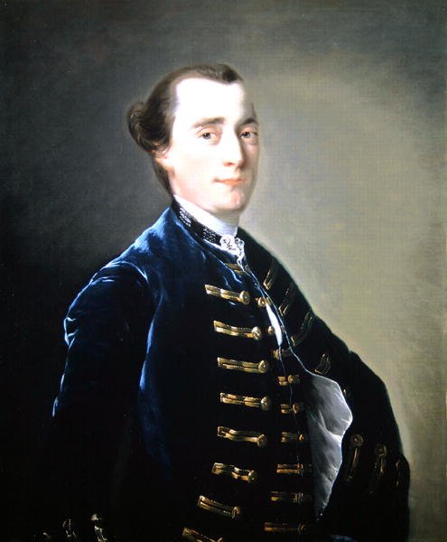 Portrett av Sampson Copestake (d.1781) av Kirk Langley (olje på lerret) av Joseph Wright of Derby