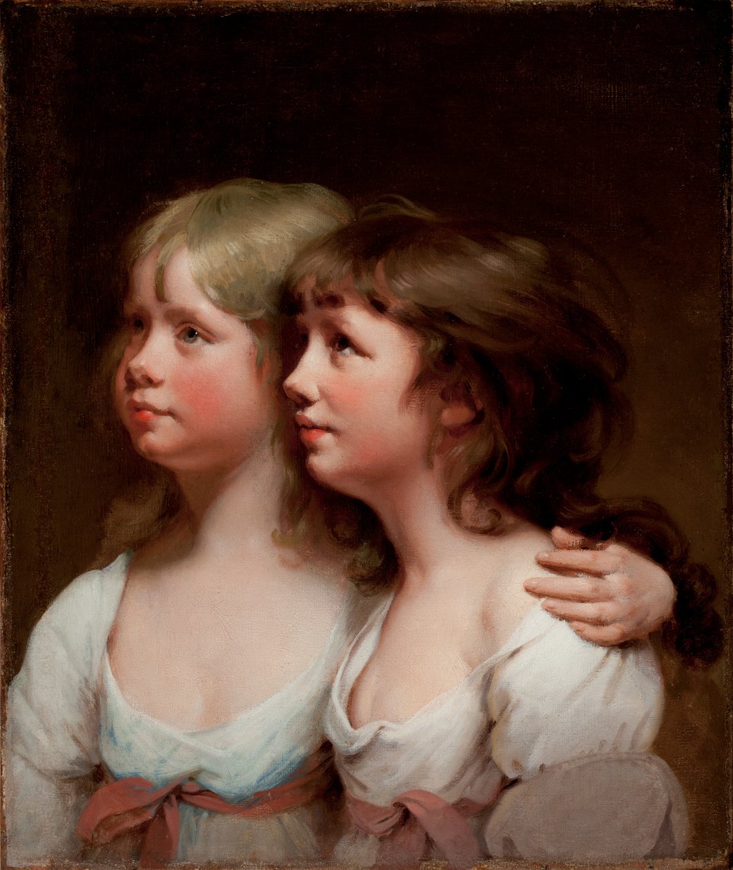 Portrett av Sarah og Ann Haden av Joseph Wright of Derby