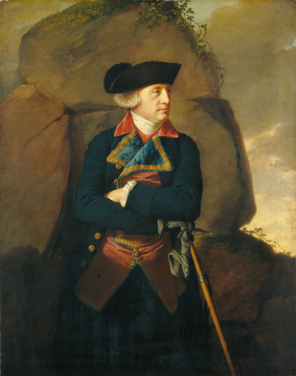 Portrett av en gentleman, ca. 1770-1773. av Joseph Wright of Derby