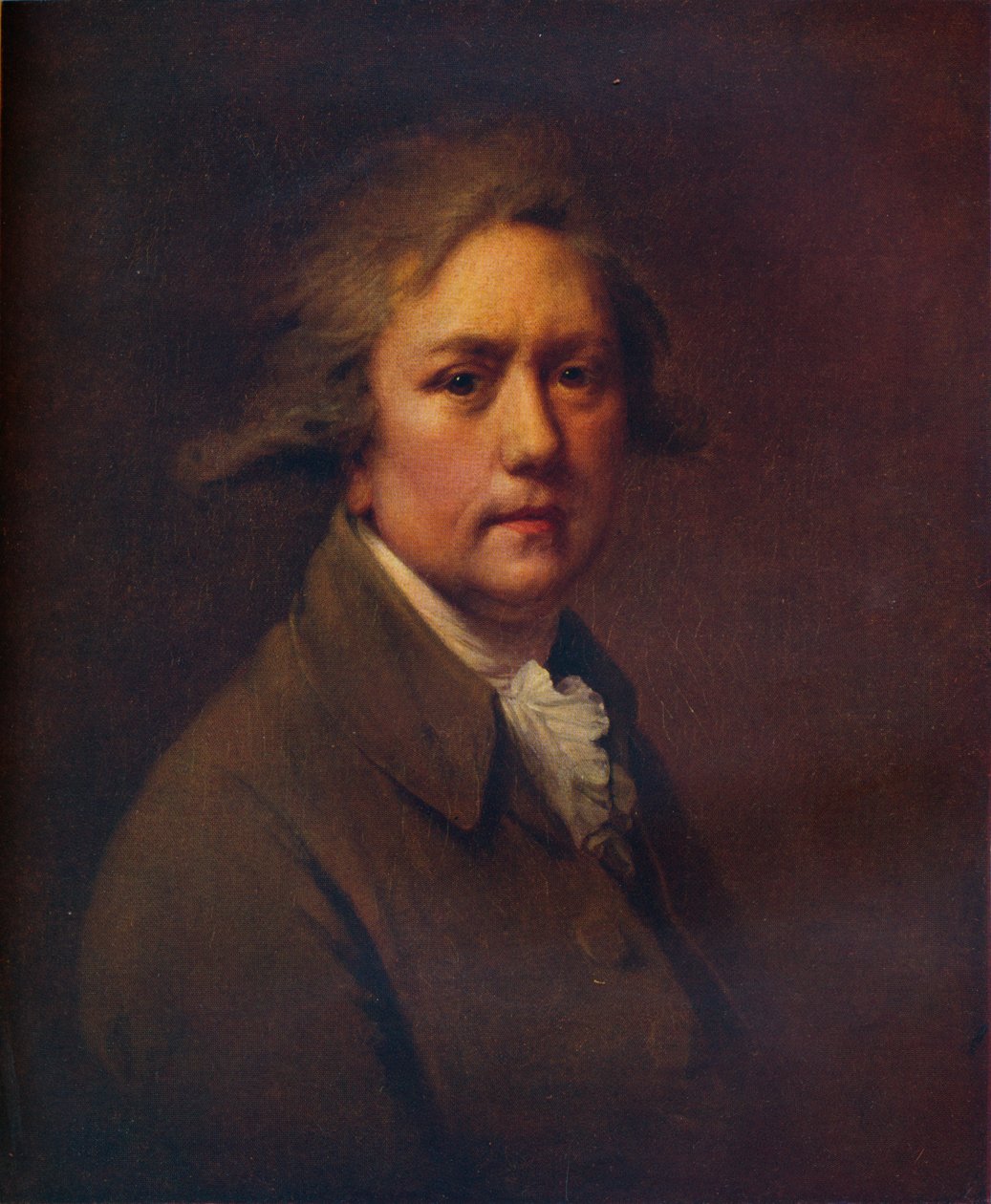 Selvportrett i en alder av rundt femti, c1782-1785, 1930. av Joseph Wright of Derby