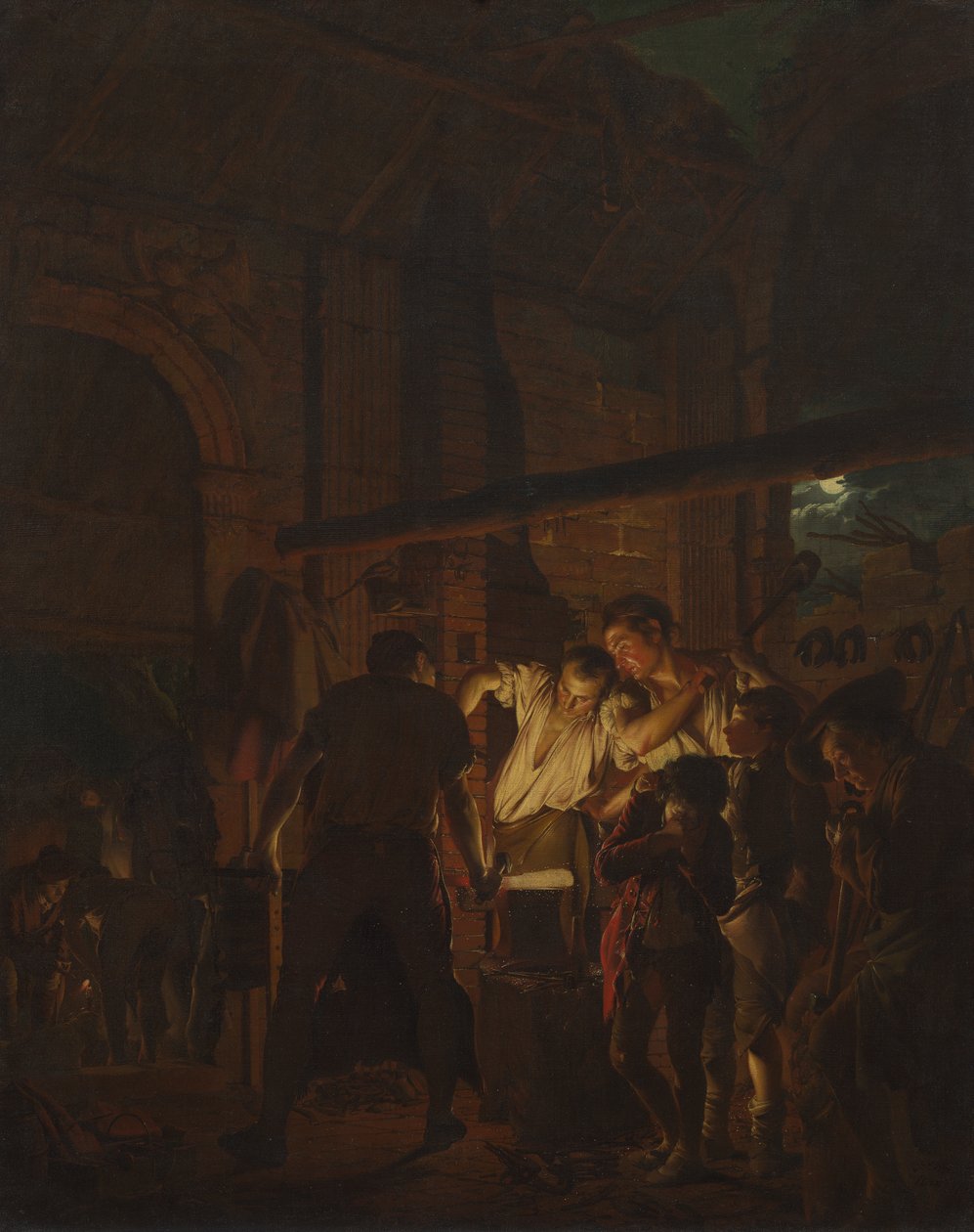 Smedbutikken av Joseph Wright of Derby