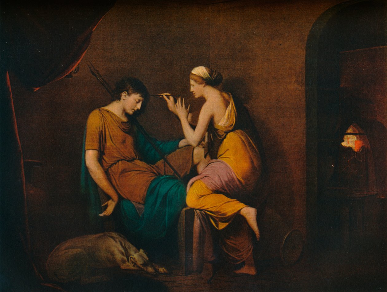 The Corinthian Maid, 1782-1784, 1930. av Joseph Wright of Derby
