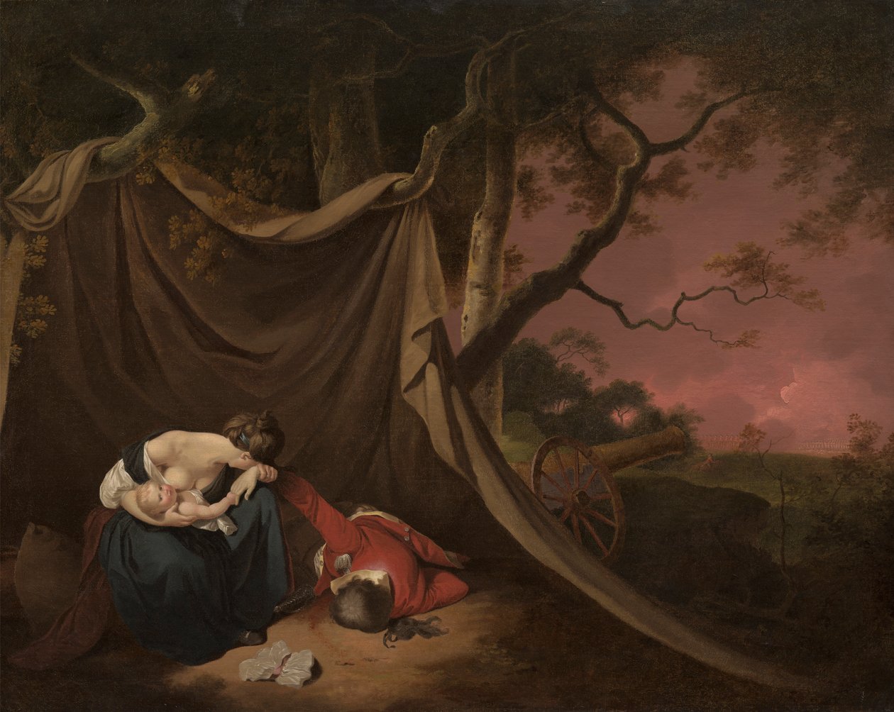 Den døde soldaten av Joseph Wright of Derby