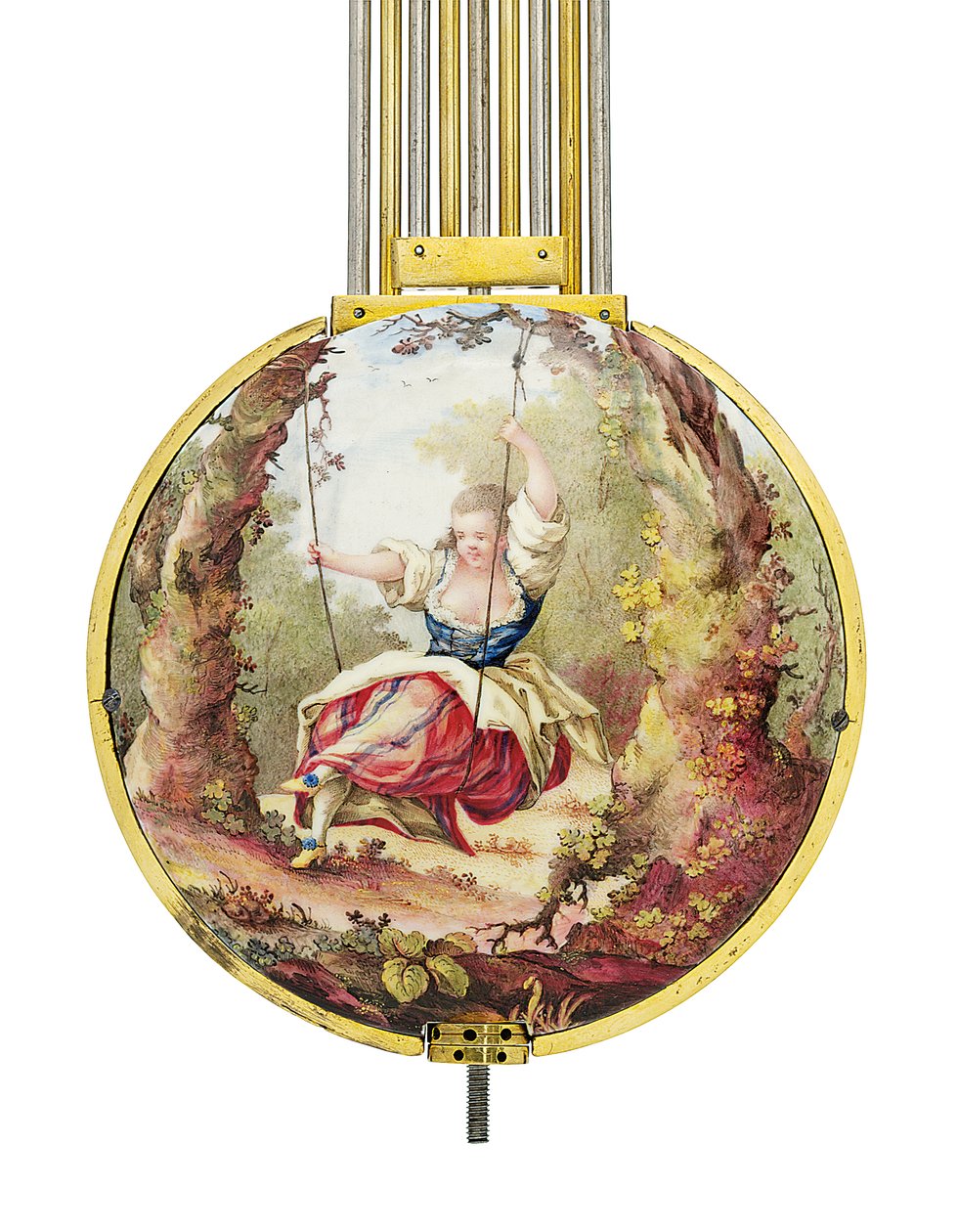 Louis XVI-måneds- og solar-tid mantel regulator med remontoire av Joseph and Robin Robert  Coteau