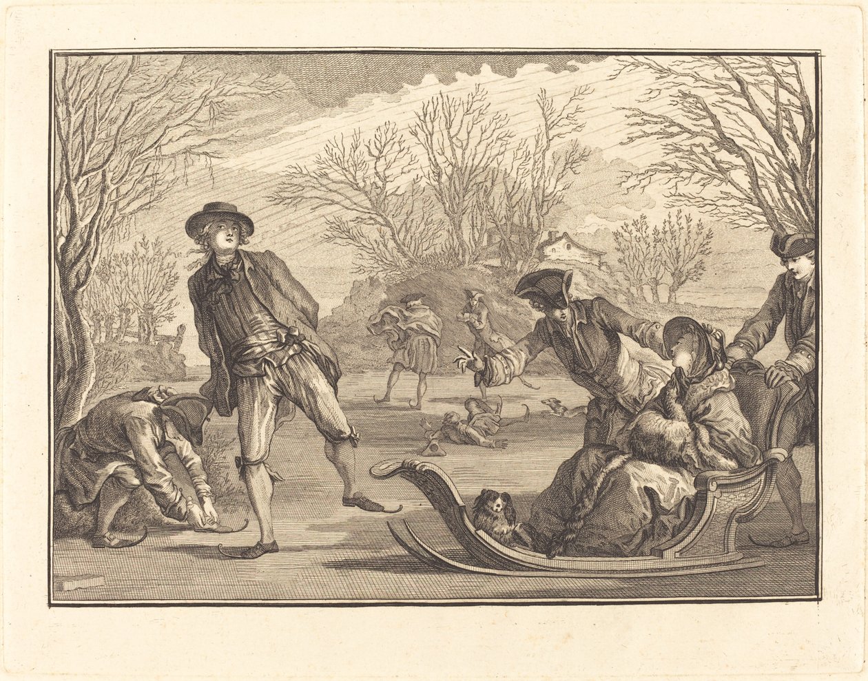 Vinter av Joseph de Longueil after Charles Eisen