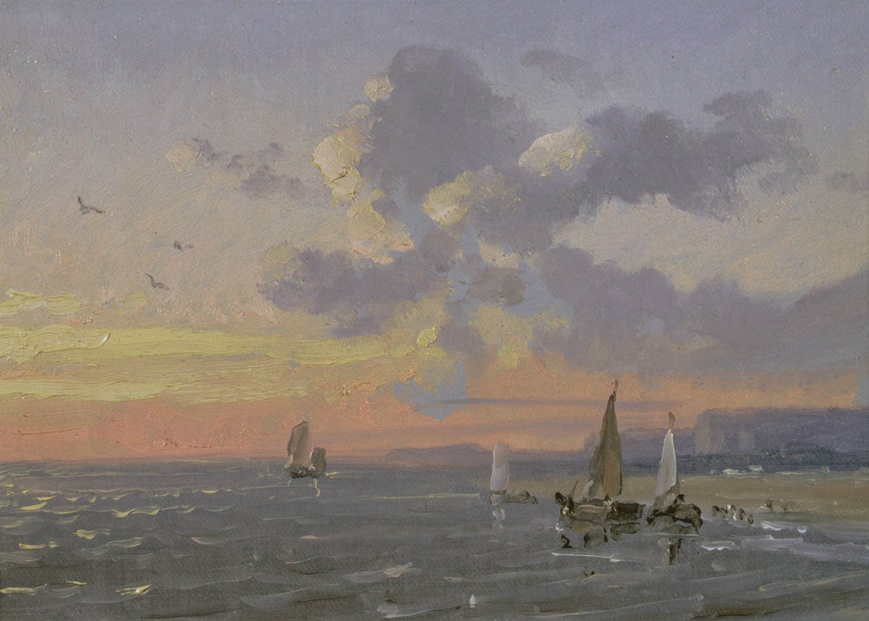 Havutsikt, solnedgang av Josephine Bowes
