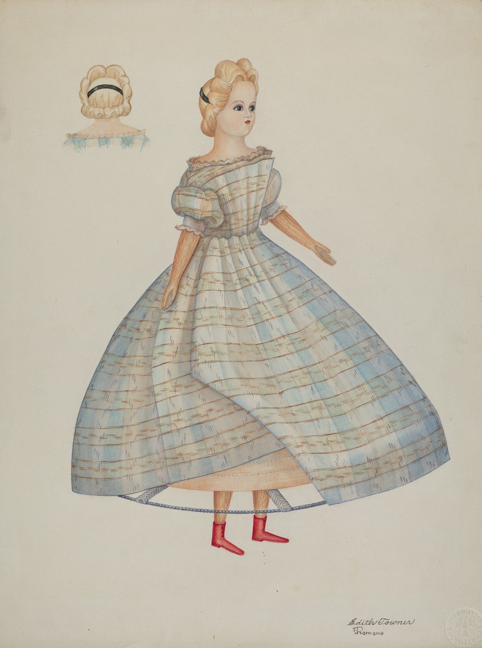 Dukke - Nellie Bates, ca. 1937 av Josephine C. Romano