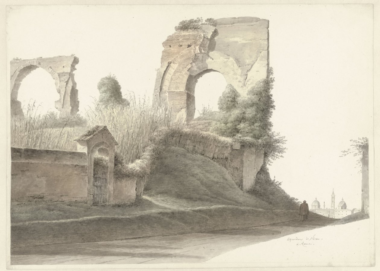 Neros akvedukt i Roma av Josephus Augustus Knip