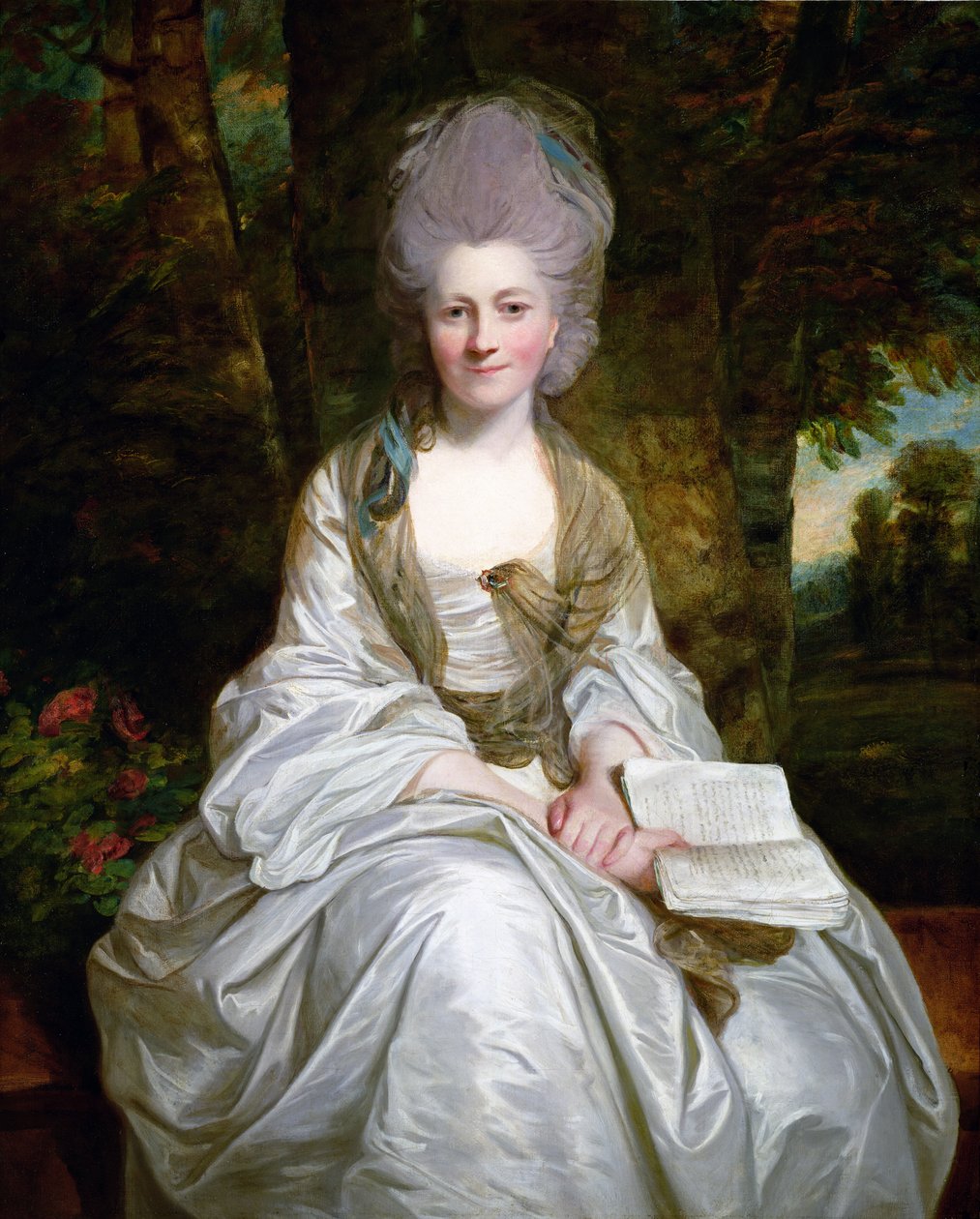Et portrett av Dorothy Vaughan, grevinne av Lisburne, ca. 1777 av Joshua Reynolds