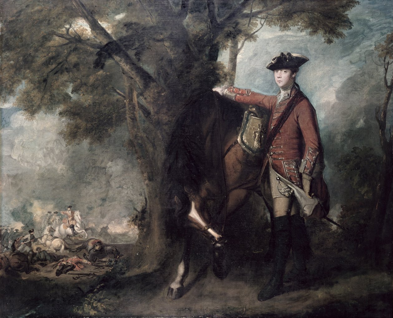 Kornett Nehemiah Winter, 11th Dragons, 1759 av Joshua Reynolds
