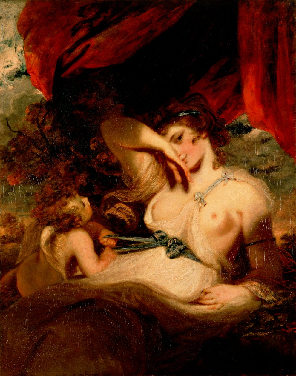 Amor Løsner Venus -sonen av Joshua Reynolds