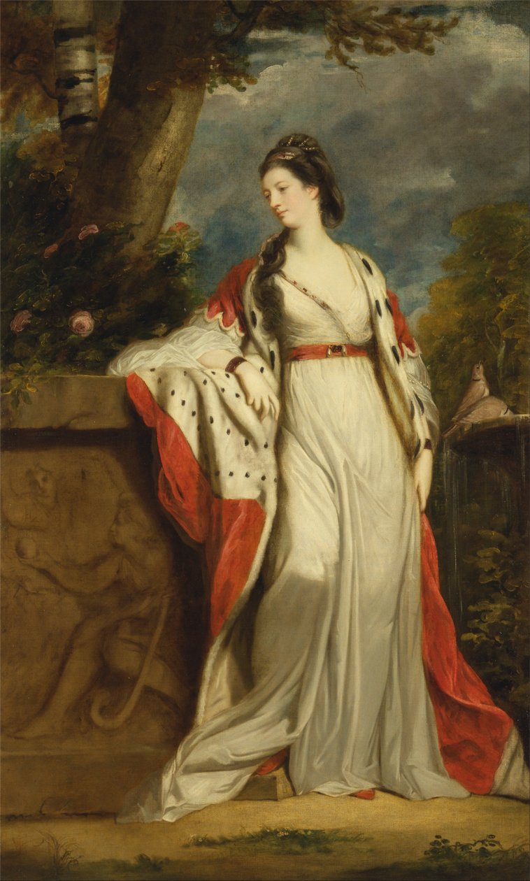 Elizabeth Gunning, hertuginne av Hamilton og Argyll av Joshua Reynolds